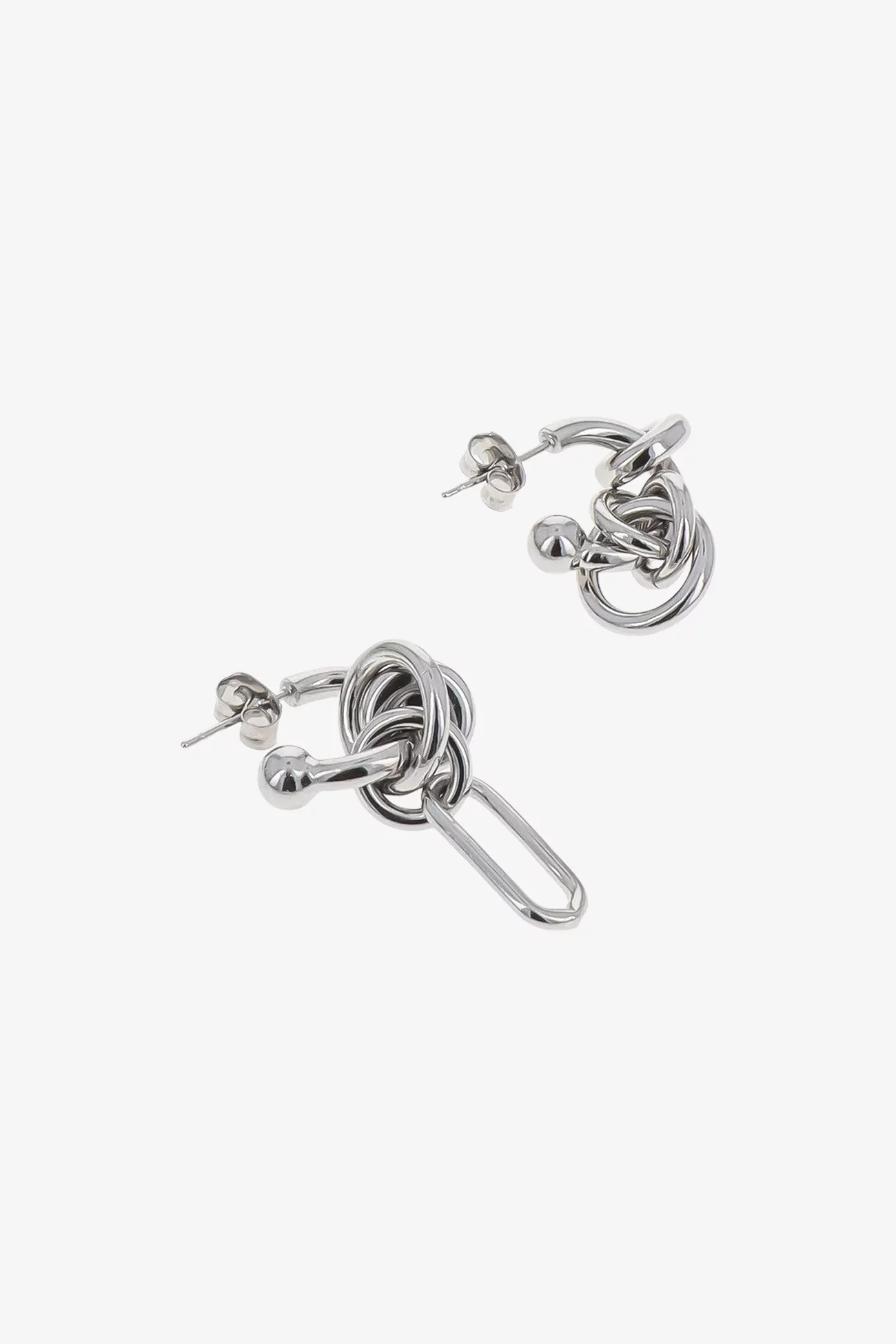 Troy Small Earrings Justine Clenquet – Palladium | Centre Commercial